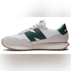 New Balance 237 Mens Cloud Grey and Green Sneakers size 13